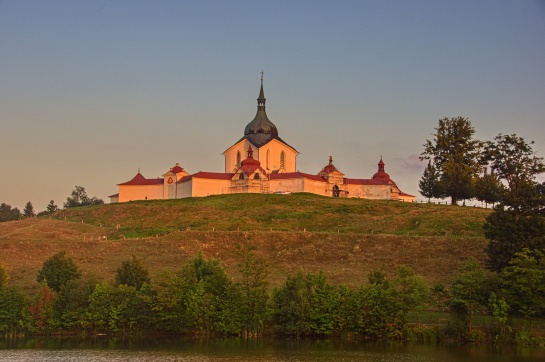 Zelená hora: Poutní kostel sv. Jana Nepomuckého