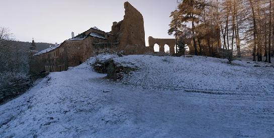 Panorama hradu Velhartice