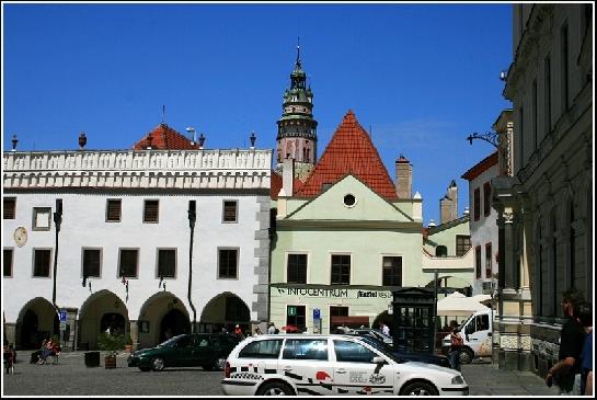 Náměstí v Českém Krumlově