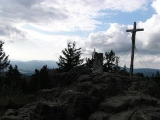 vrcholový kříž Velkého Roklanu