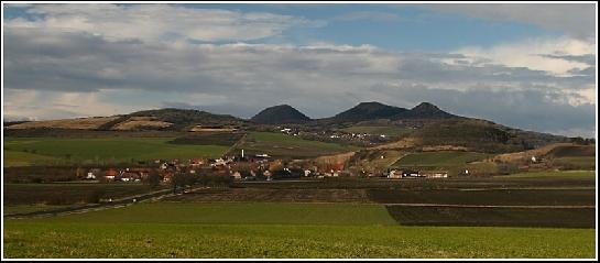 Třtěno a lounské vrchy