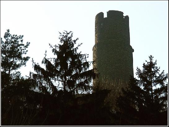 Černá věž Hazmburku.