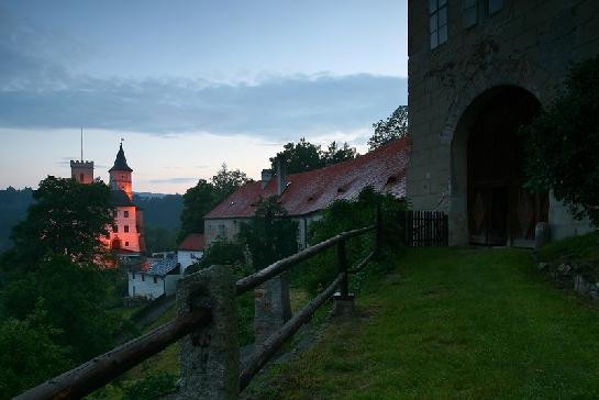 Soumrak na Rožmberských hradech