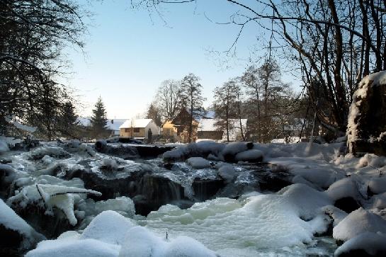 vesnička nad ledem