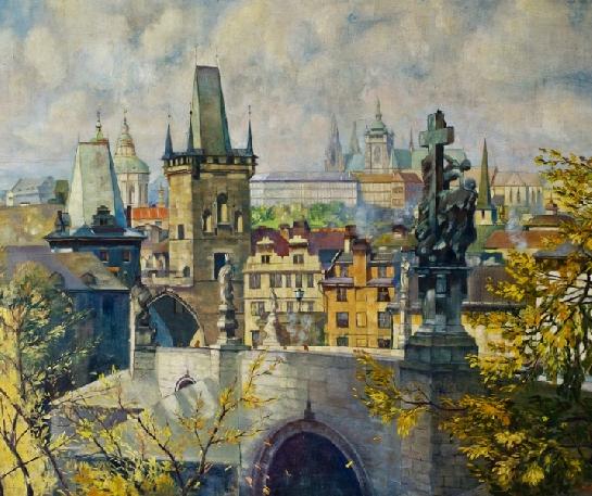 Olejomalba Hradčan