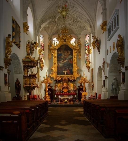 Interier Maltézského kostela