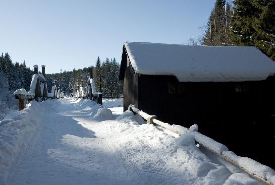 Dřevěný most a Rechle