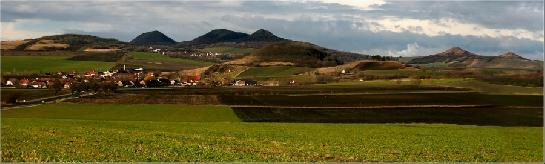 Třtěno a lounské vrchy