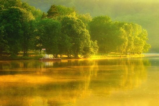 Podvečer na přehradě