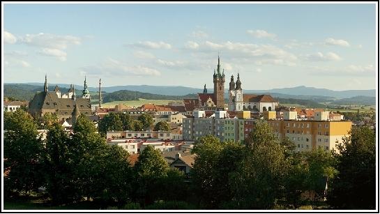 Panorama Klatov od severu