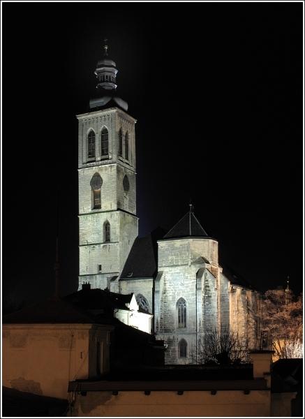 Kostel sv. Jakuba v Kutné Hoře.