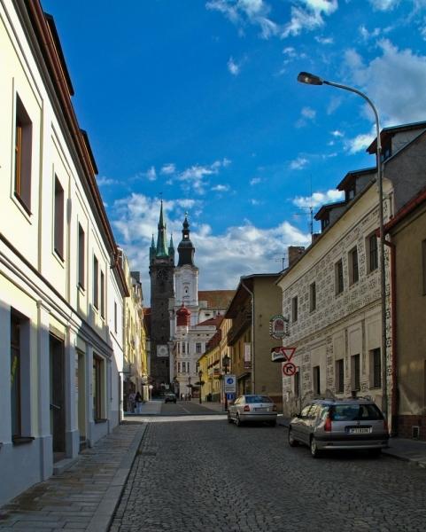 Randova ulice v Klatovech