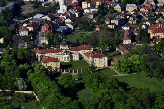 zámek Hořovice - letecký snímek