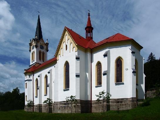 Josefův Důl - kostel Proměnění Páně