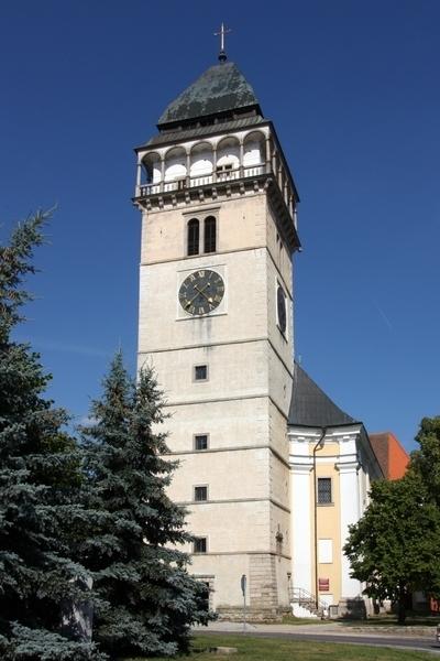 Dačice - kostel