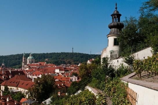 Praha z Fürstenberské zahrady