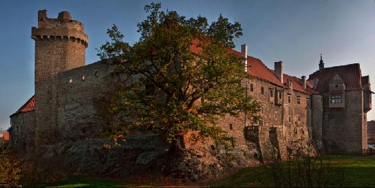 Strakonický hrad od západu