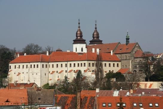 Třebíč - zámek s bazilikou