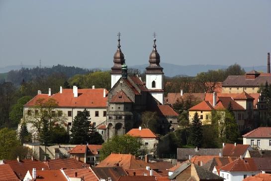 Třebíč - zámek s bazilikou