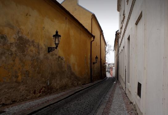 Ulička na Hradčanech