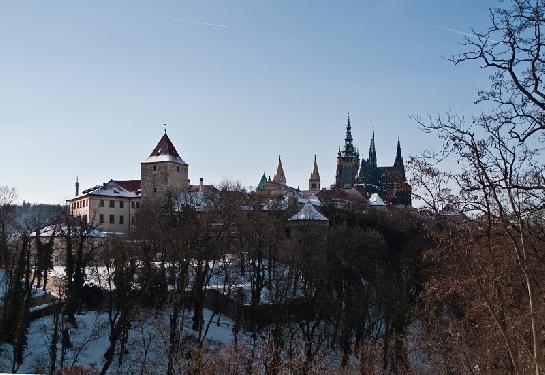 Pražský hrad z Chotkových sadů