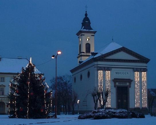 Vánoční náměstí v Terezíně